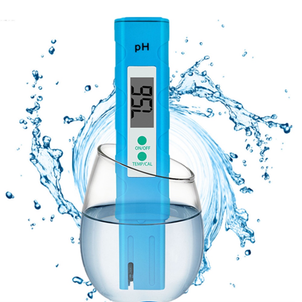 Digital PH Meter Tester 0.01pH Acidity Water Measure LCD Digital Pen Aquarium Pool Electrode Tester 37%off