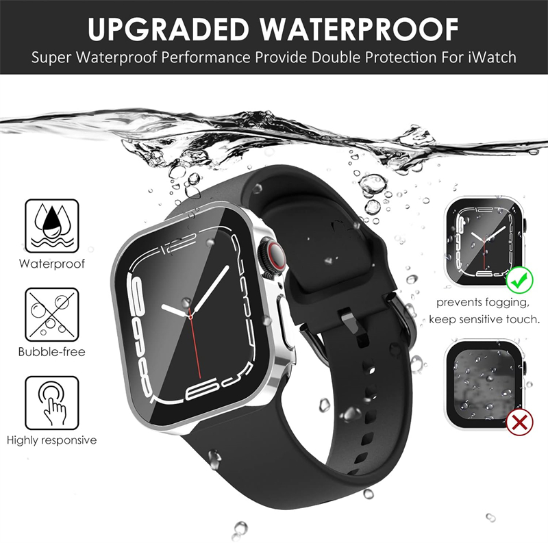 Protecteur d'écran étanche, coque rigide pour Apple Watch 10 9 8 45mm 41mm 44mm 42mm 46mm, couverture complète pour IWatch Ultra 7 SE 6 5 4