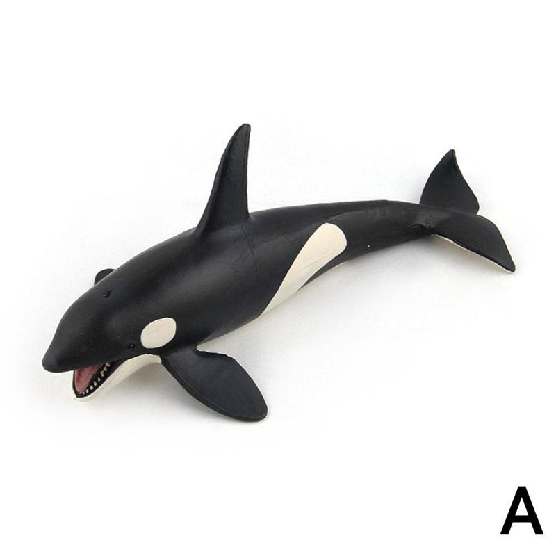 Simulation solide harz Wal modell ozean sealife tiere Modell bule Wal Hai spermien Wal schildkröte Einhorn Wal spielzeug für freundlicher: A