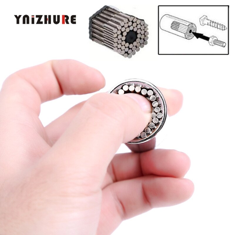 Universal Torque Wrench Set Socket Ratchet 7-19mm Multi-Function Magic Adjustable Power Drill Adapter Spanner Key Hand Tool