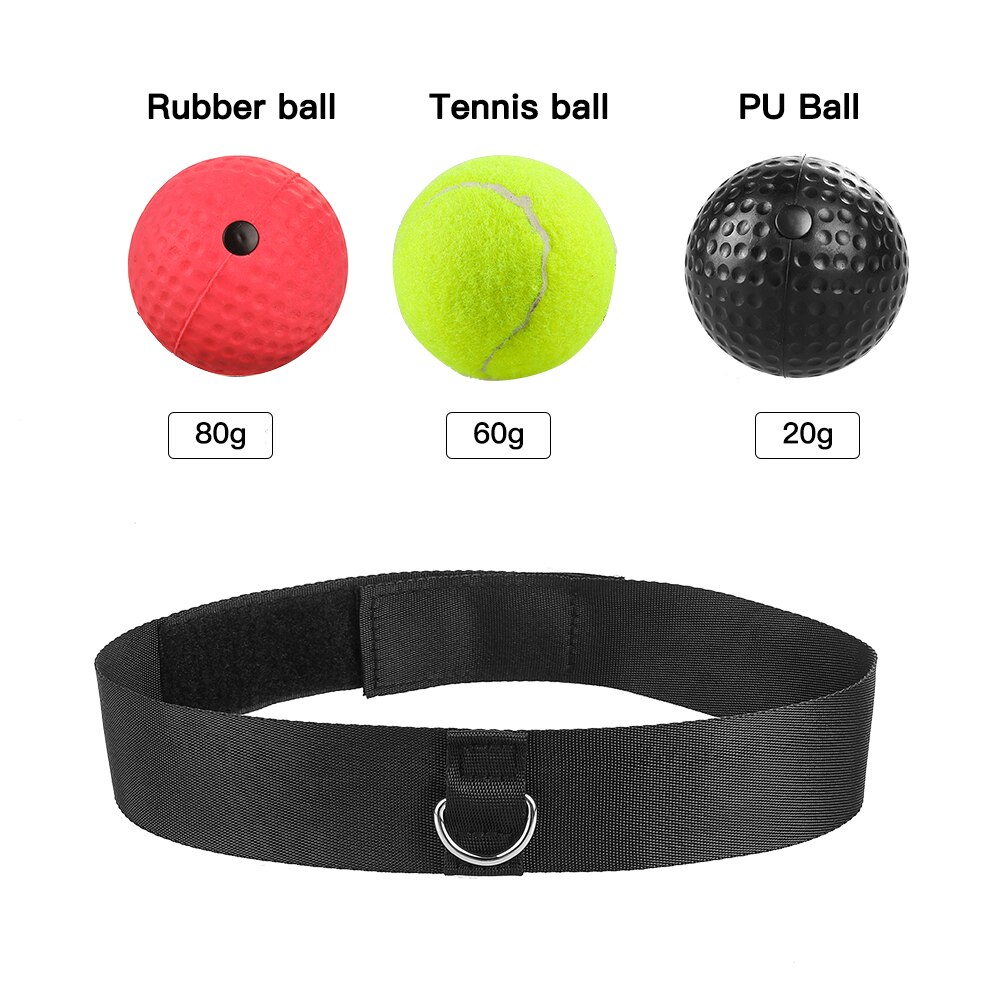 Boxing Reflex Speed Punch Ball MMA Sanda Boxer Raising Reaction Force Hand Eye Training Set Stress Gym Boxing Muay Thai Exercise