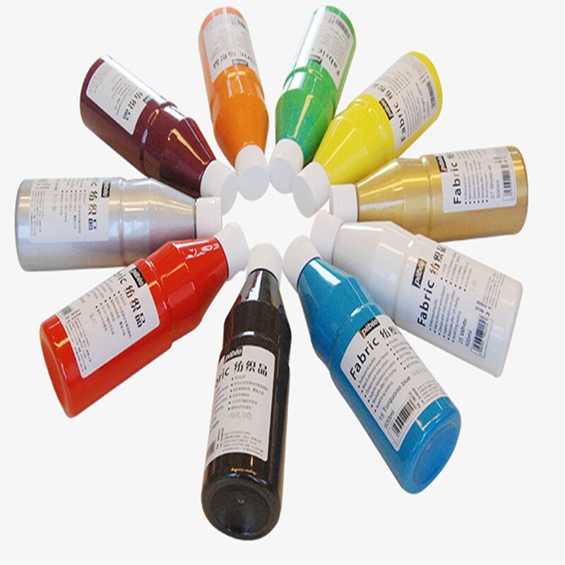 DIY hand-painted painted clothes graffiti paint textile fiber pigments gold paint waterproof