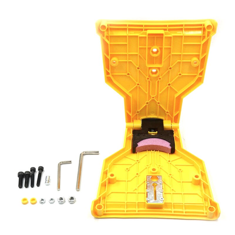 Upgrade Universal Chainsaw Teeth Sharpener Tool Portable Chain Sharpening Kit Fast Grinding Chains for All Size Saw: Set A