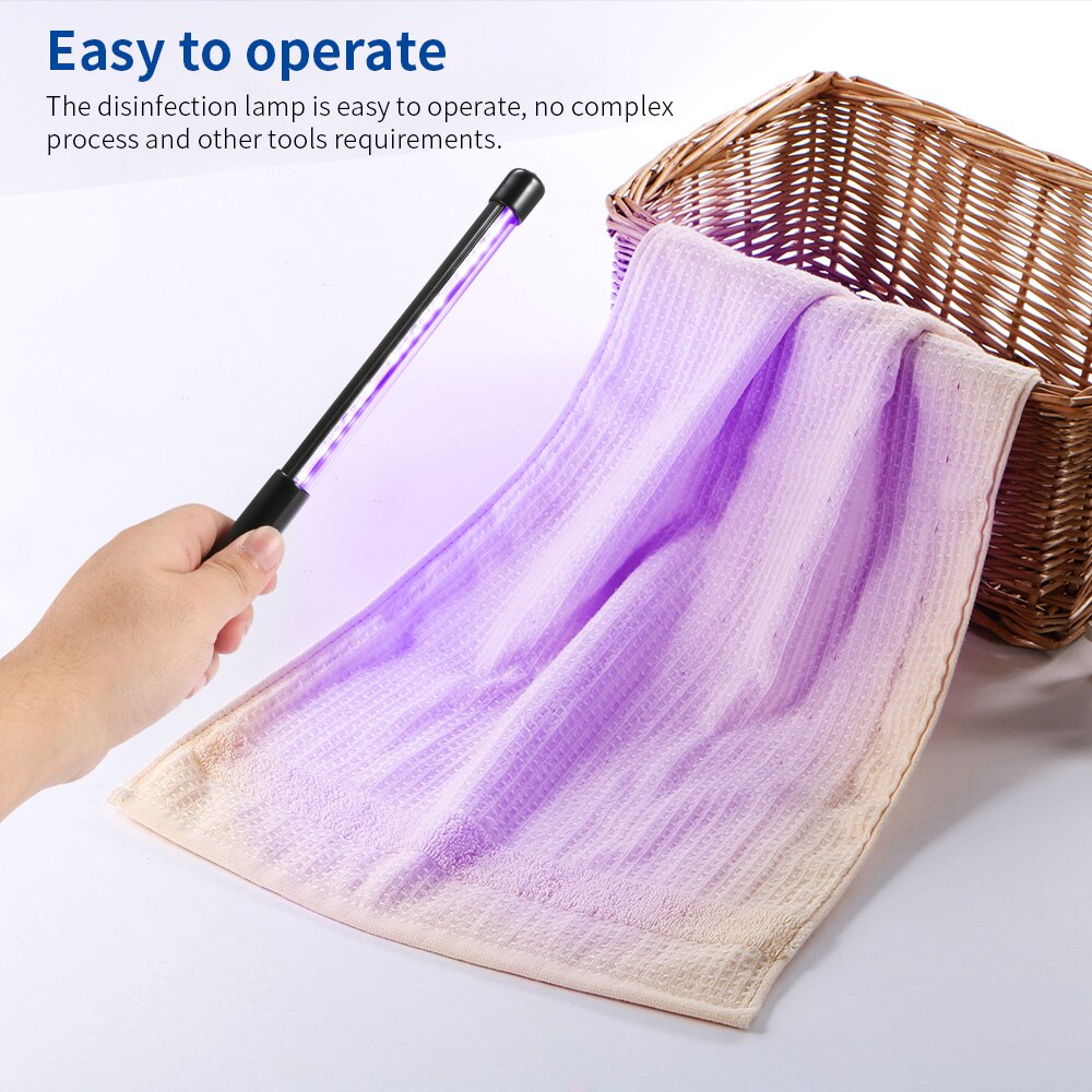 Portable Ultraviolet Germicidal Light UV Disinfection Sterilizer Lamp Personal Sanitizer Ozone Disinfection Germicidal light