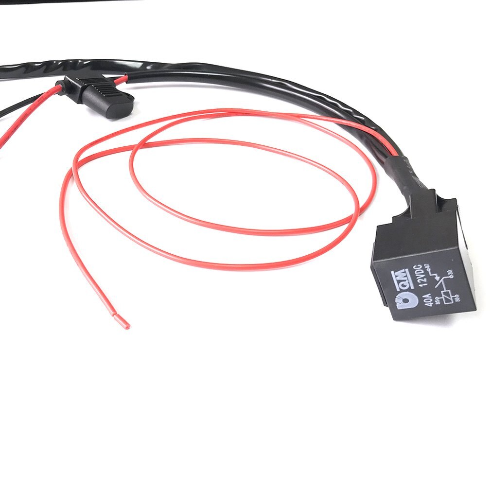 Connecting 2 Car LED Work Light Wiring Harness With DT Connecter Waterproof Universal for Long Strip Light Off-road Spotlights