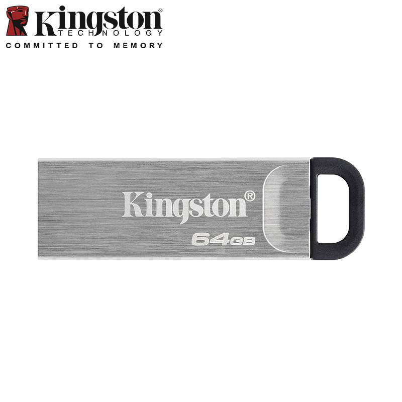 Kingston DataTraveler Kyson USB Flash Drive met stijlvolle capless metalen behuizing 32GB 64GB 128GB 256GB 512GB Pen Drive USB3.2 u Disk