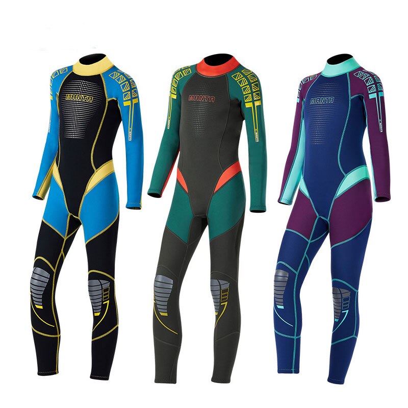 Costumi da bagno per adolescenti Neoprene Triathlon protezione solare invernale abbigliamento meduse tuta elastica a quattro vie Trisuit Surf MC889