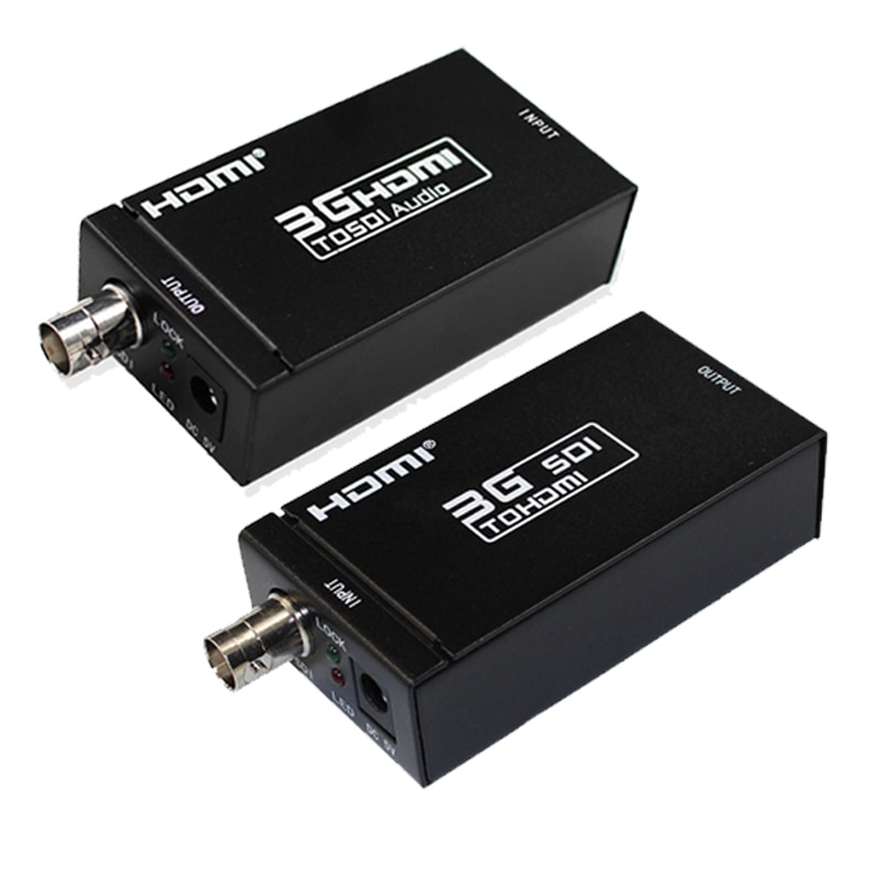 1080 P 3G HDMI naar SDI BNC Converter + SDI naar HDMI Converter HDMI SDI/BNC Extender Over enkele 100 m/328ft Coaxiale Kabels