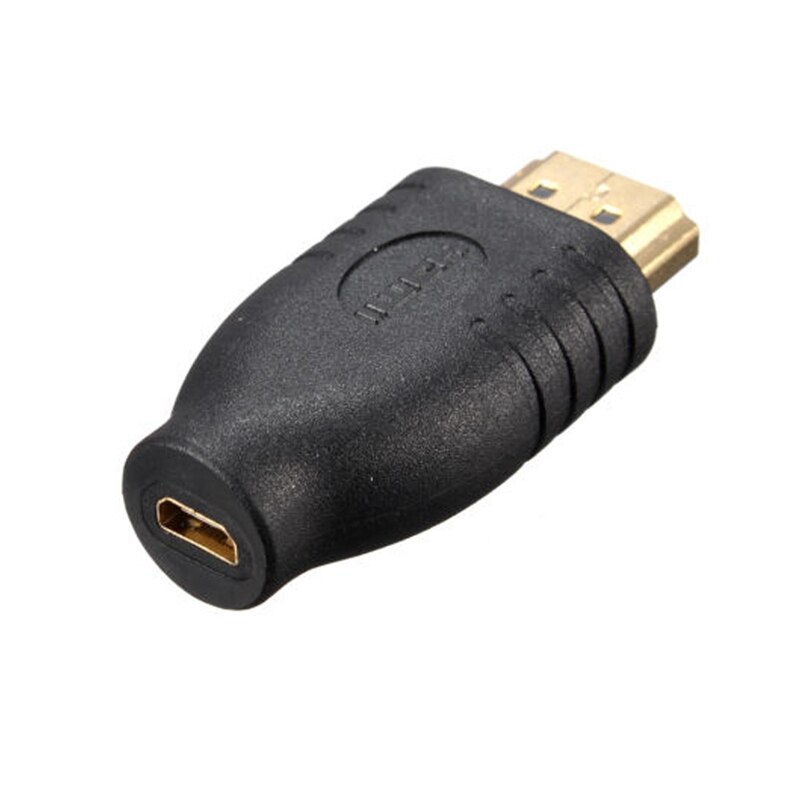 Universal Standard HDMI Male Type A to Mini HDMI Type D Female Socket Adapter Converter Travel Black