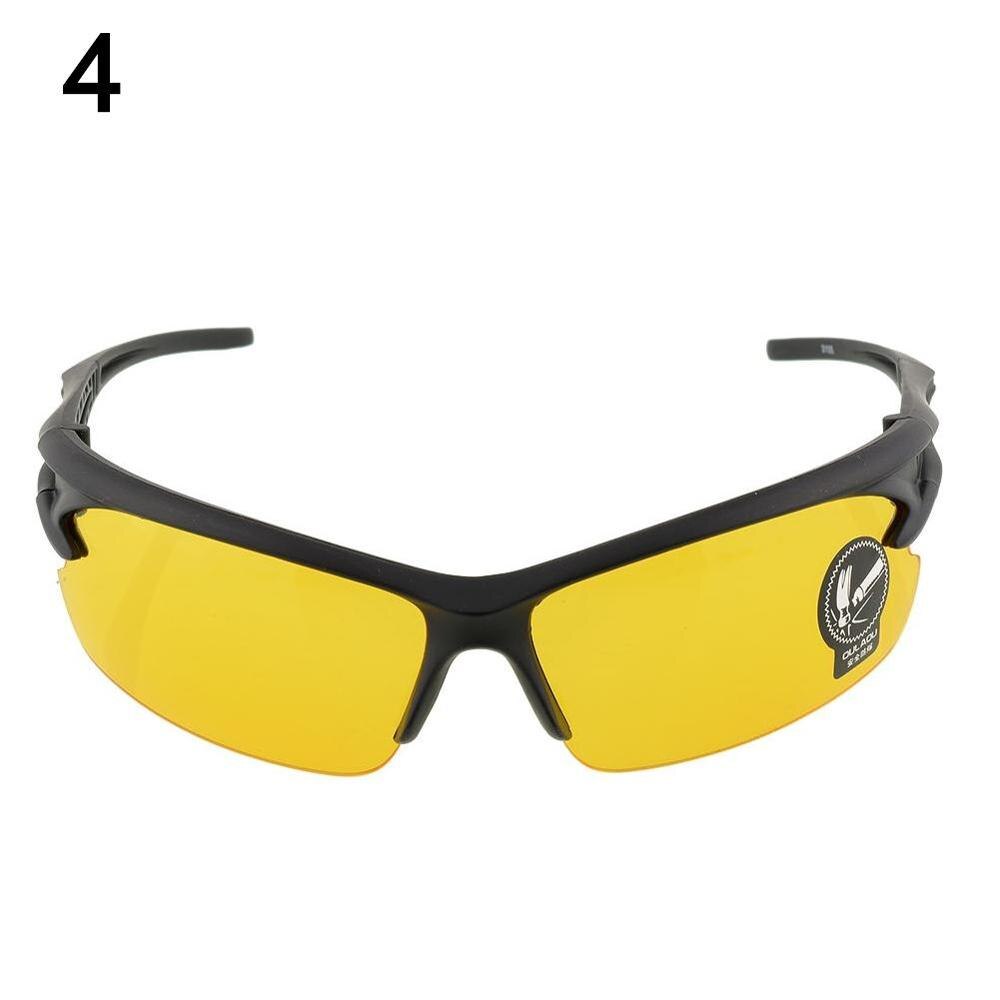 Zonnebril Nachtzicht Uv Beschermende Outdoor Sport Moto Riding Running Rijden Wandelen Fiets Punten Fietsen Fiets Bril: yellow