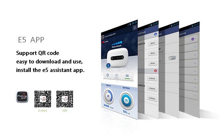 Huawei E5730S Ethernet 3G Mobiele Wifi Hotspot 42Mbps Ondersteuning Draadloze Bedrade Netwerk 5200Mah Power Bank Functies