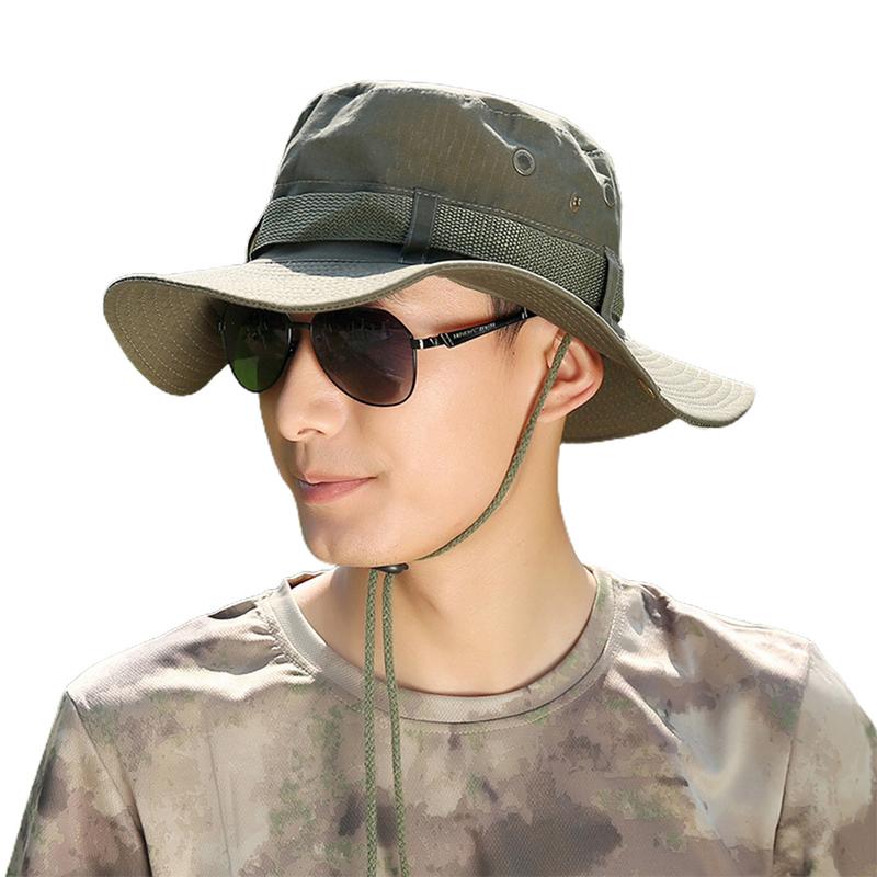 Kapelusz z szerokim rondem Kapelusz z szerokim rondem Kapelusz wędkarski Kapelusz przeciwsłoneczny Kapelusz typu wiaderko dla mężczyzn Kobiety Plaża Idealne akcesoria Minimalistyczne szerokie rondo