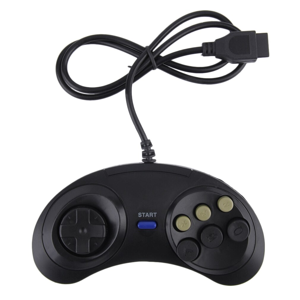 Game Controller Voor Sega Genesis Voor 16 Bit Handvat Controller 6 Knop Gamepad Voor Sega Md Game Accessoires