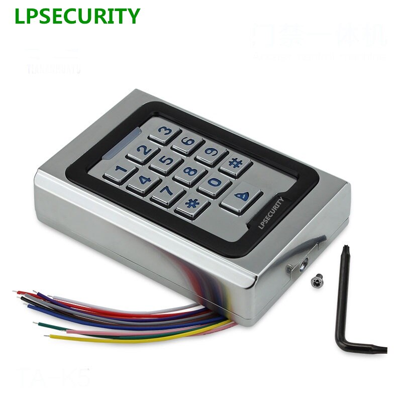 Non-waterproof door gate opener keypad reader Rfid 125khz Metal Single Door Access Controller Rfid Keypad