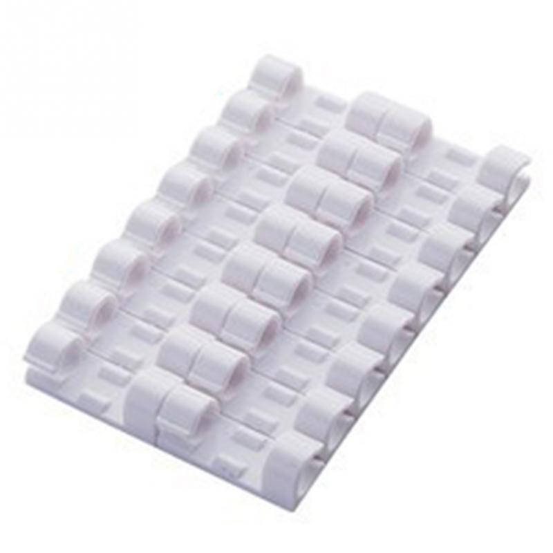 Abrazaderas de Cable de pared de escritorio de gestión, ganchos adhesivos para cables del coche, bobinador de cables, organizador de soporte, 40 Uds.
