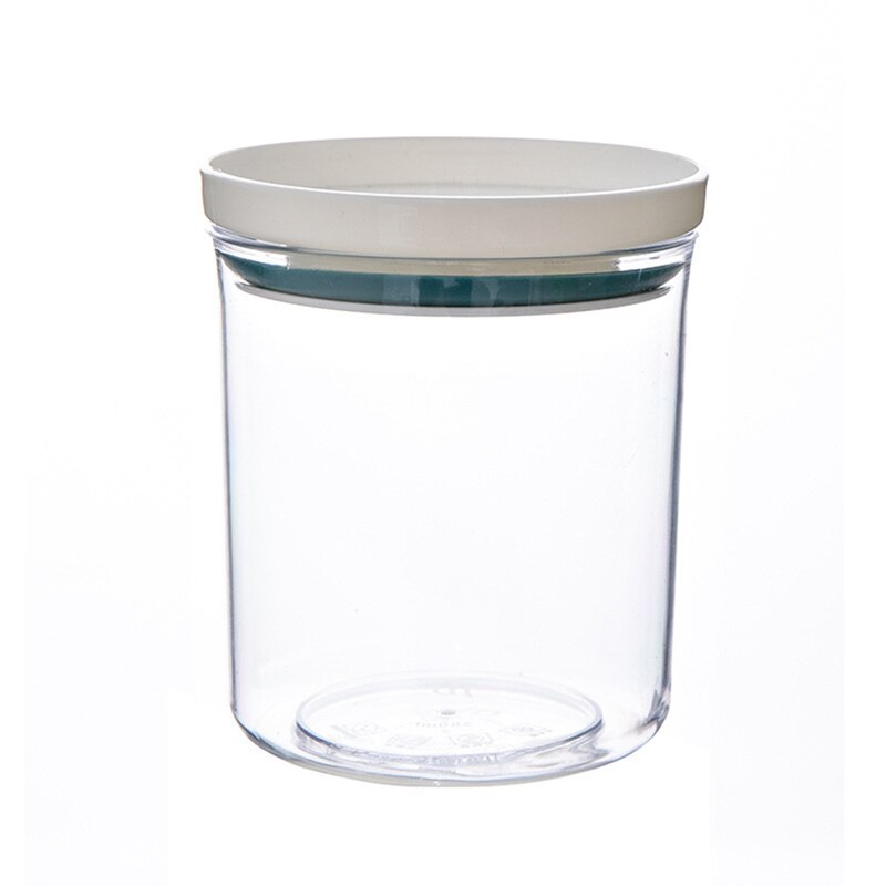 Snoeppot voor specerijen glazen transparante container glazen potten met deksels koekjestrommel keukenpotten en deksels: Blauw 350ml