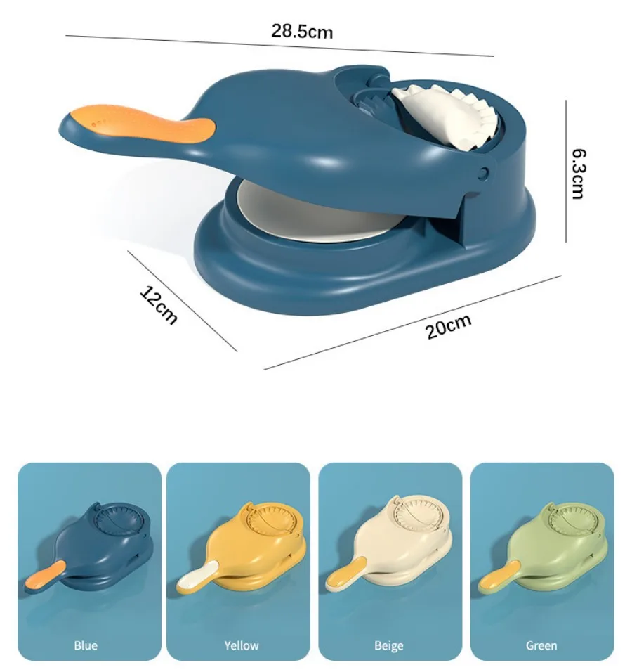 2 In1 Dumpling Maker Mold Machine Kitchen Dumpling Making Tool Dough Skin Artifact Pressing Molder Wrapper Presser Gadgets Bake