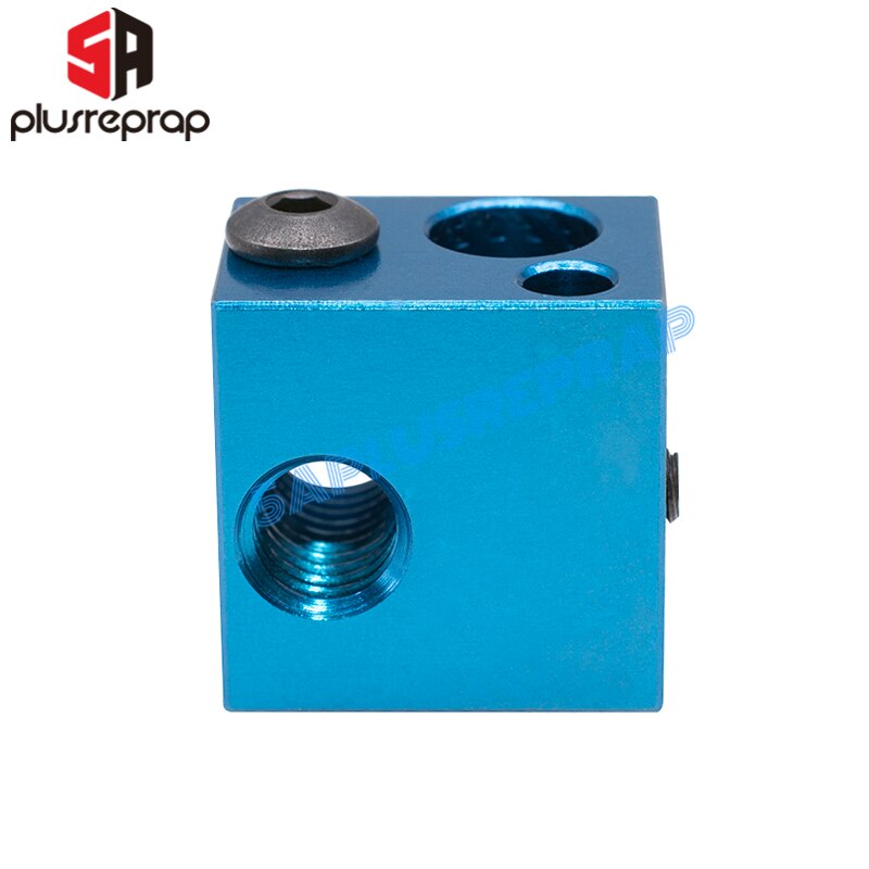 Bloco de alumínio 16*16*12mm da impressora 3d para a extrusora termopar v5 v6 j-head de hotend do termistor HT-NTC100K