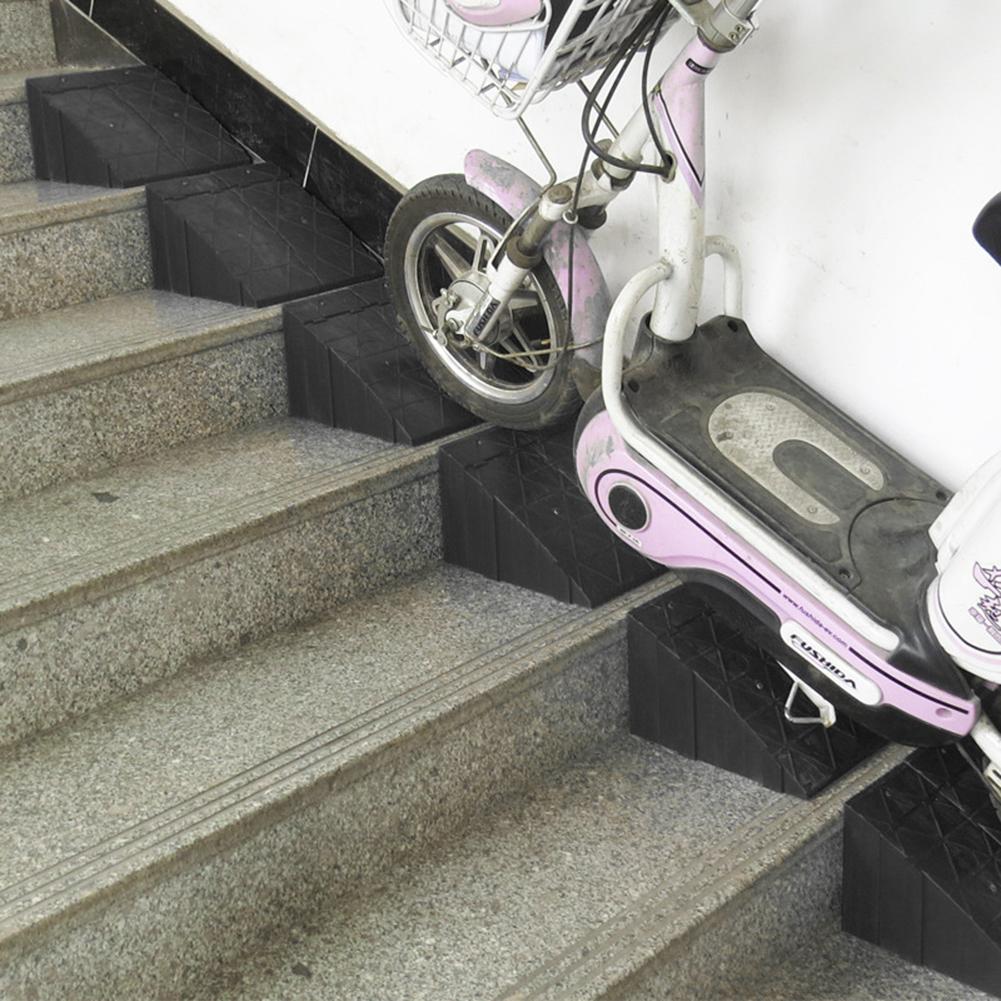 Portable Lightweight Plastic Curb Ramps Heavy Duty Plastic Threshold Ramp Kit Set For Car Bike Motorcycle With 16CM Height