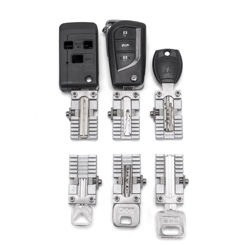 Key Clamping Fixture Duplicating Cutting Machine For Car Key Copy Tool Universal