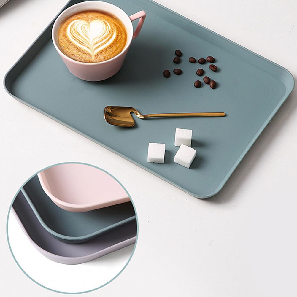 Multi Nordic Multi-function Rectangular Plastic Tray Storage Tray Kitchen Supplies Home Kitchen Fruit Dessert Tray