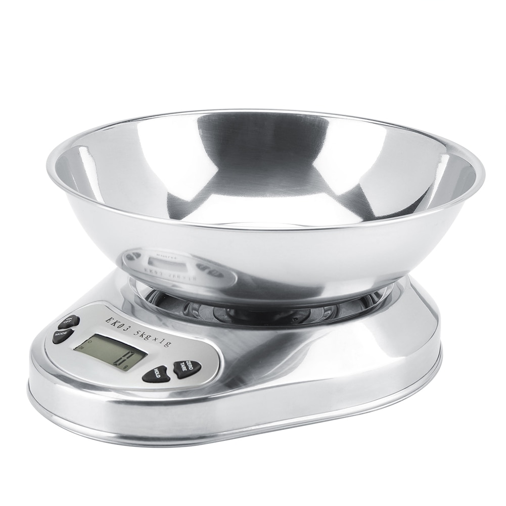 5kg/1g nøjagtige digitale elektroniske køkkenvægte madbagning, der vejer balance med skålbakke køkkendele originale