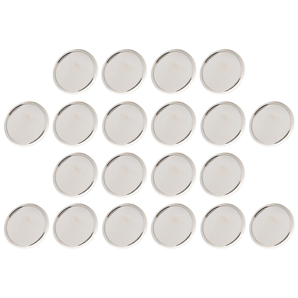 20Pcs Delicate Boek Bindmiddelen Disc Bindmiddel Ring Binding Discs Disbound Uitbreiding Discs: Silver
