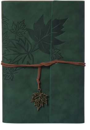 Carnet de voyage Vintage en cuir PU A5 A6 A7, carnet de notes Kraft vierge, carnet de croquis, Journal intime, papeterie fournitures scolaires et de bureau: army green / A7 145X100MM