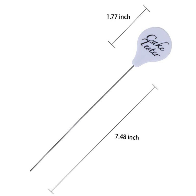 Stainless Steel Cake Test Needle Cute Long Cake Bread Biscuit Tester DIY Muffin Dough Testing Tools Bakeware Pastry Accessories