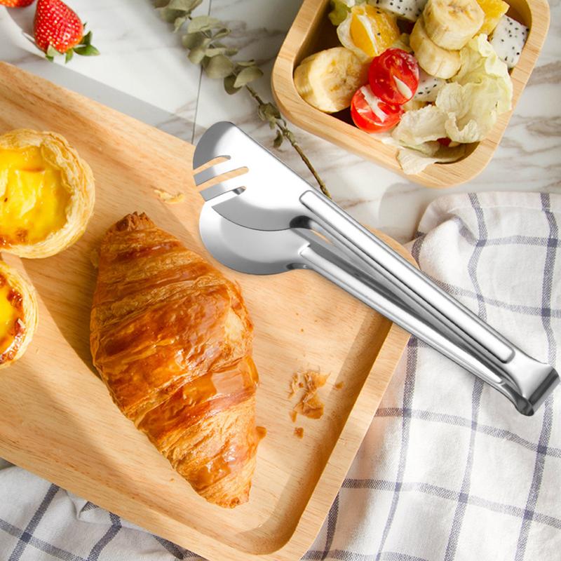 Kitchen Tongs For Cooking Anti-scalding Toast Tongs Food Tongs Clip Scissors Reusable Serving Tongs Food Grade Food Tongs For