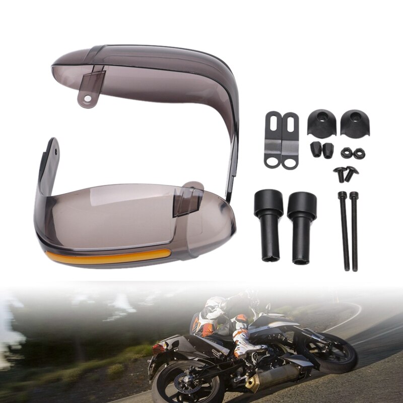 Motorcykel smuts cykel handskydd skoter vindkörning fallande händer skydd 22mm styr 2 st / par