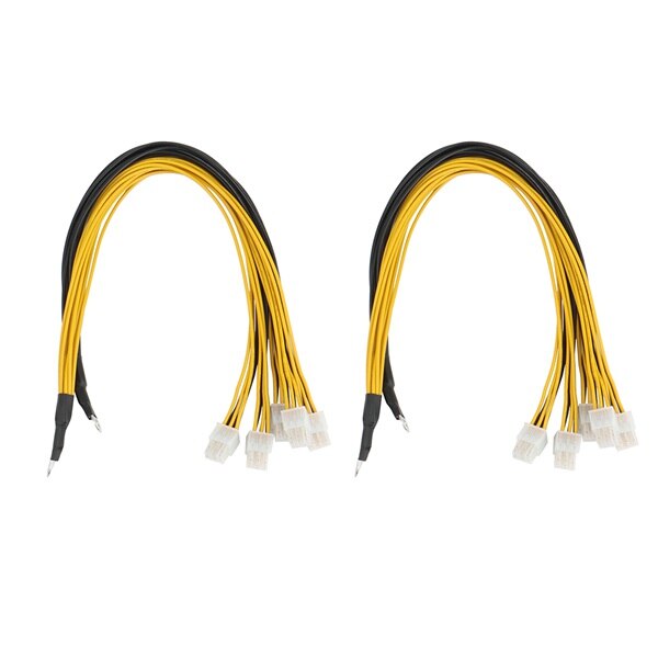 -6Pin Connector Server Power Supply Cable PCIe Express for Antminer S9 S9I Z9 for P3 P5 Support Miner PSU Cable