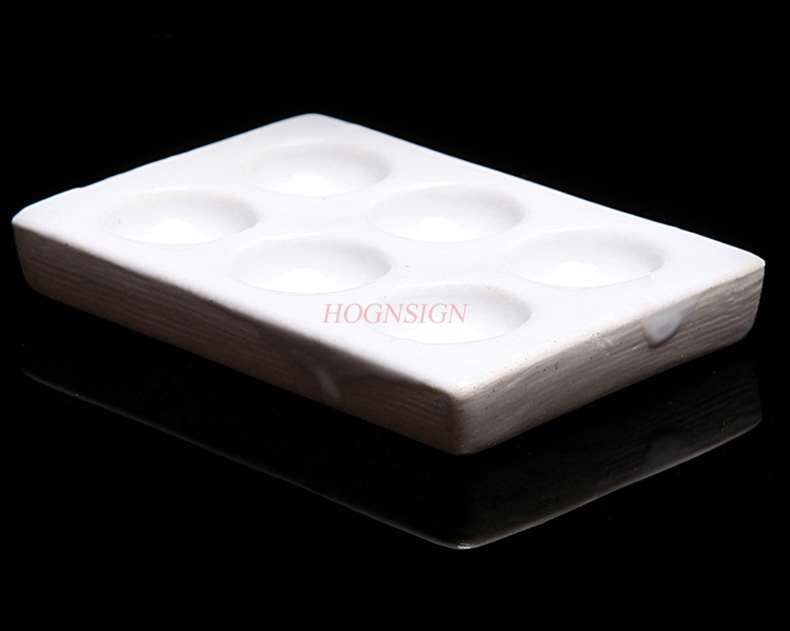 laboratory equipment accessories Porcelain drip plate 6-well reaction plate chemical experiment equipment instrument