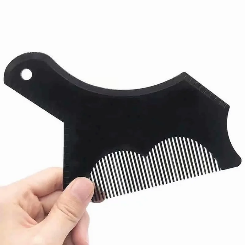 Men's Beard Shaping Tool Trimming Shaper Template Comb Styling Template Adjustable Beard Shaping & Styling Tool