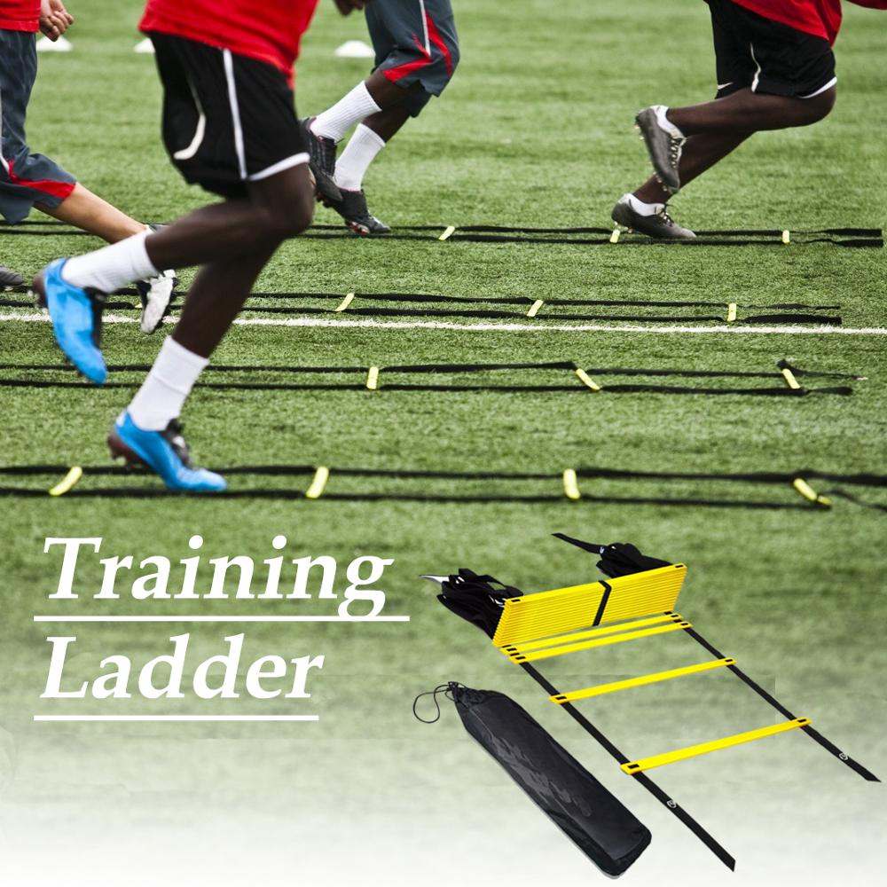 Nylon Straps Training Ladders Agility Speed Ladder Stairs Agile Staircase for Fitness Soccer Football Speed Ladder Equipment