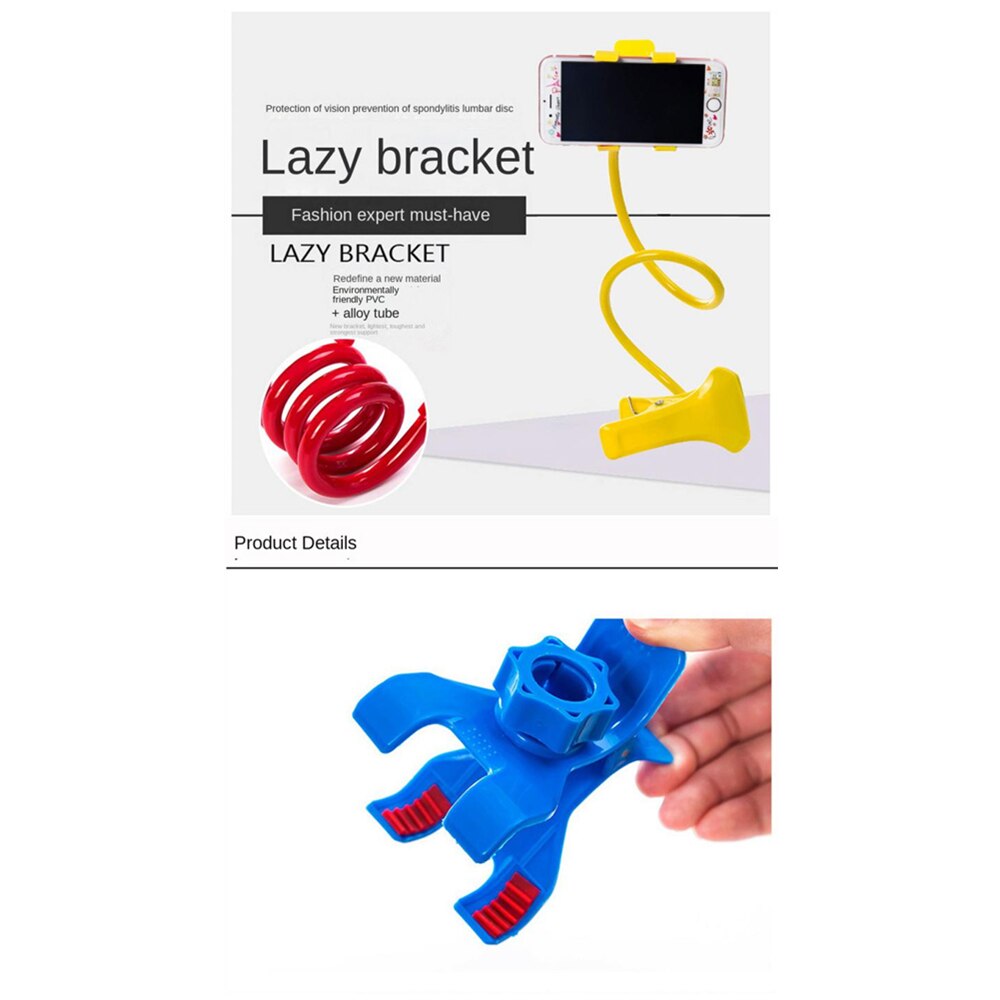 Bras de support paresseux universel, support de téléphone portable Flexible, support de Stents, Clip de Table de bureau, support à col de cygne pour téléphone, couleurs multiples