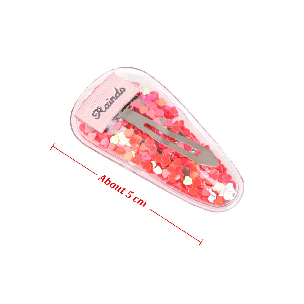 5 Pcs Baby Meisjes Mooie Fruit Sequin Haar Clips Prinses Glanzende Kleurrijke Haarspelden Haarspeldjes Leuke Zoete Hoofddeksels Haar Accessoires