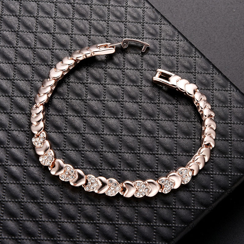 luxe or chaîne Bracelet Bracelet charme Simple Bracelet pour femmes filles bijoux: style 5