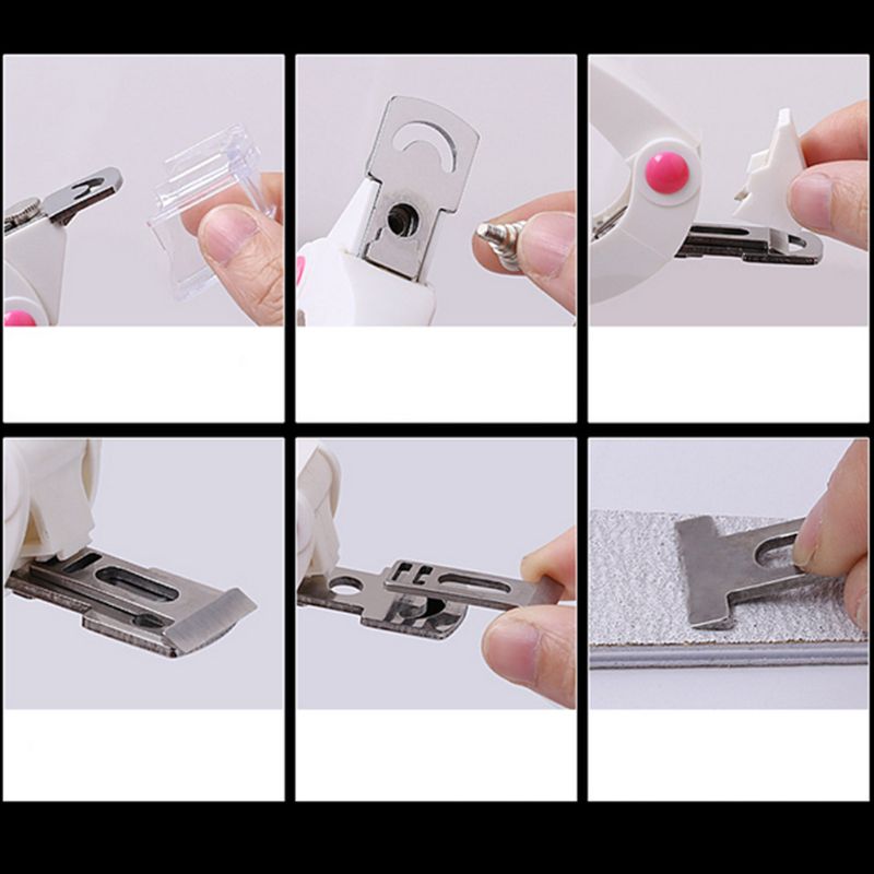 Nail Art Nail Edge Clipper Cutter Acrylic Gel False Tips Manicure Tool for Salon Home Use