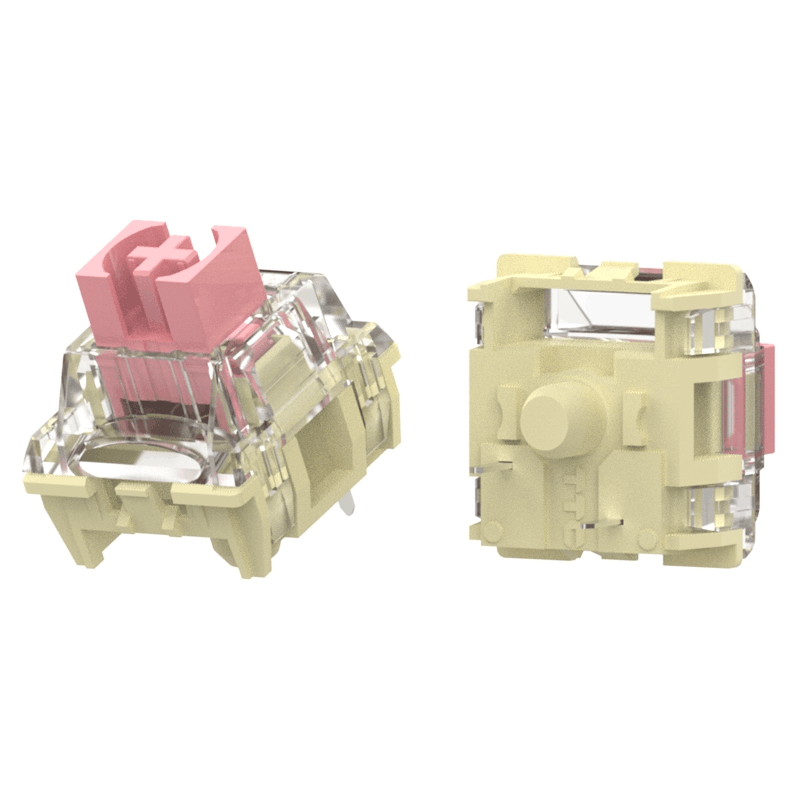 Mechaniczna klawiatura 37g 3 piny przełączniki liniowe SMD RGB niestandardowe srebrne Hot Swap gładkie fabrycznie smarowane TTC Gold