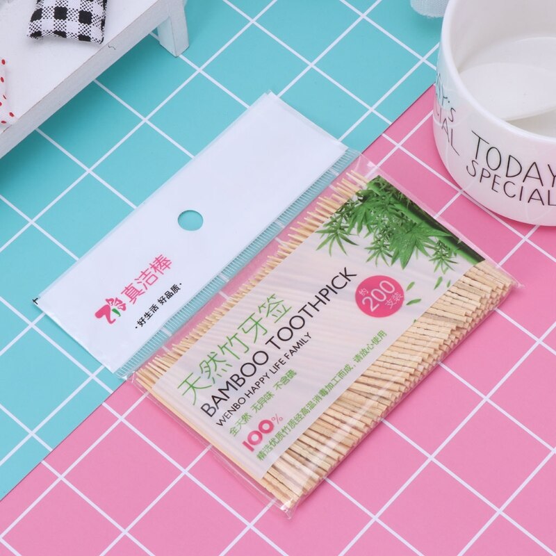 Wood Wooden Appetizer Toothpicks Picks for Cheese & Fruit Snacks 896D