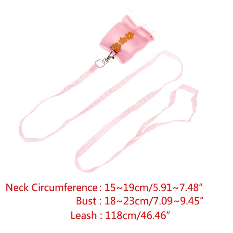 Uprząż zwierzęca małe zwierzęta królik fretka Guniea świnia kamizelka smycz regulowany pasek