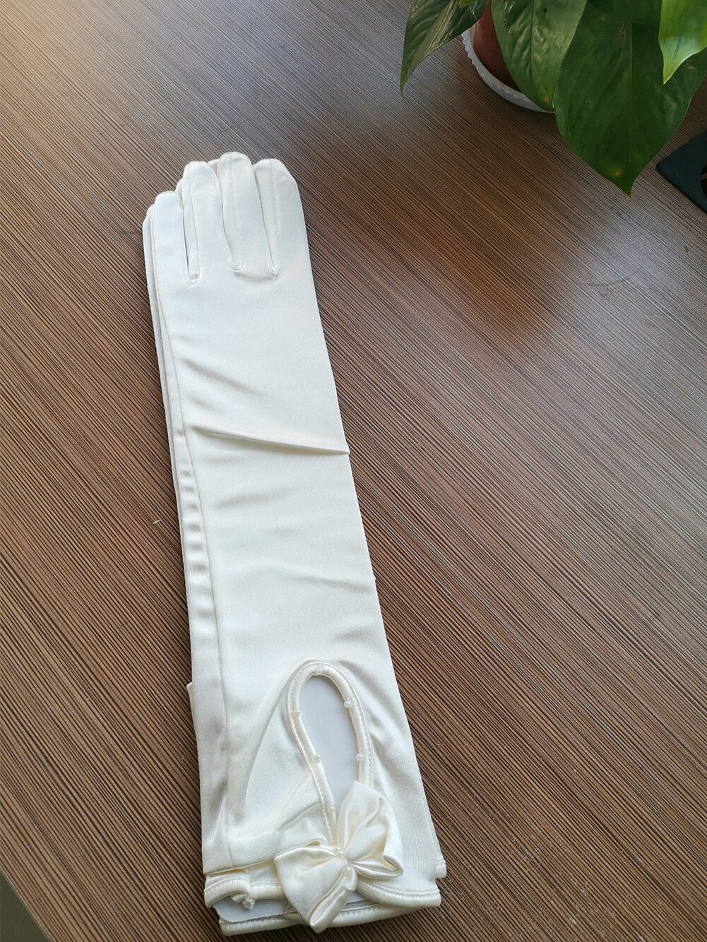 Wit of Ivoor Korte Bruiloft Handschoenen Vingerloze Bruids Handschoenen voor Vrouwen Bruid Rood Kant Handschoenen Luva De Noiva Bruiloft Accessoires: 8