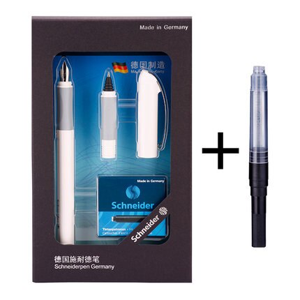 TUNACOCO Germany Schneider SMART Fountain Pens Thin Fountain Pens Student Office Supplies bb1710161: white-double head