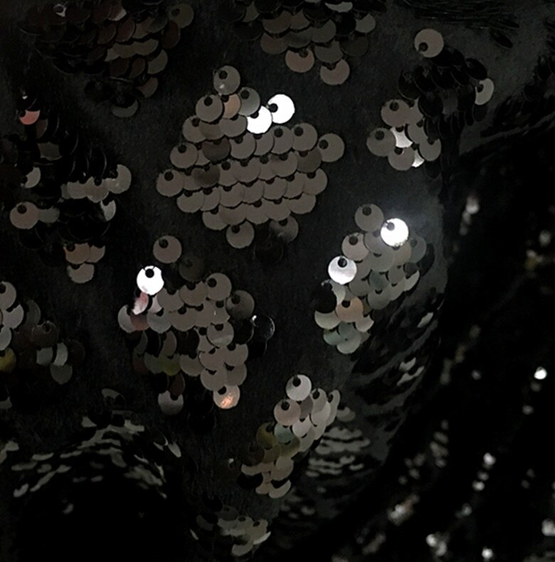 Trend fløjl bund diamant plaid pailletter stof kjole kjole ydeevne tøj pailletter stof