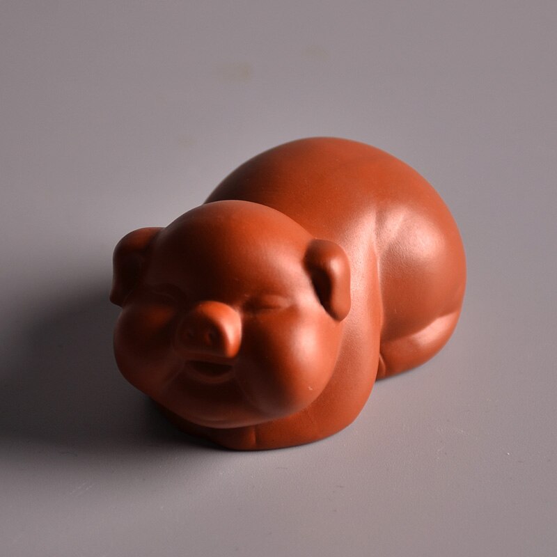 TANGPIN yixing purple clay tea pets pig cute zisha teapets tea accessories: Style D