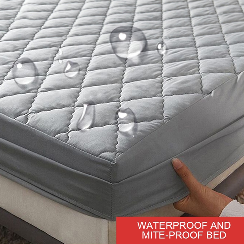 Waterdichte Matrashoes Bed Cover Multicolor Verdikte Katoen Topper Bed Anti-Mijt Matras Cover Protector Voor Bed Matras