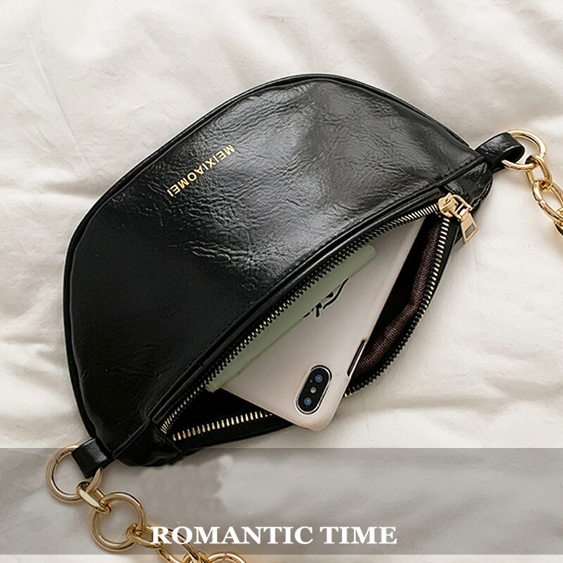 Vrouwen Taille Zakken Toevallige Kleine Borst Zak Crossbody Schoudertassen Voor Vrouwen Bolsa Feminina Pu Lederen Travel Portemonnee