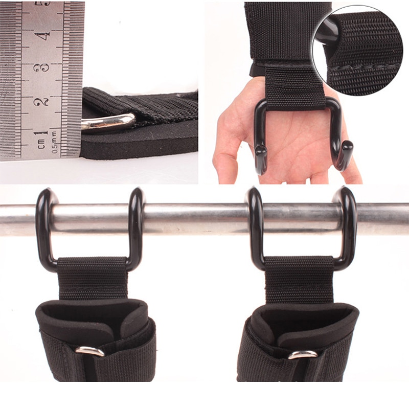 Gym vektløfting krok håndstang løftestropper håndledd stropper hanske vektløfting styrketrening gym fitness krok hansker