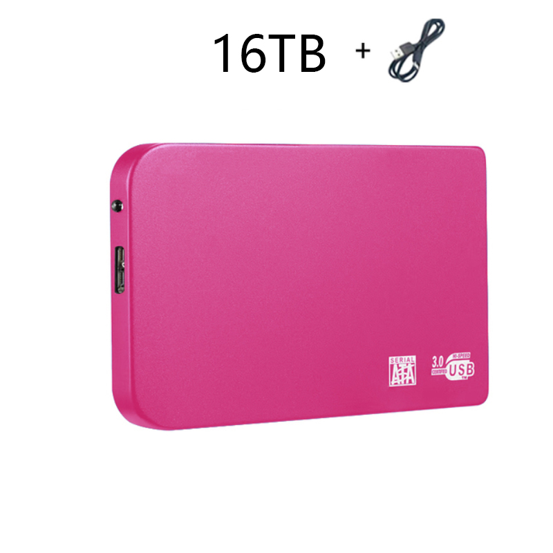 Lenovo 128TB Hochgeschwindigkeits-SSD USB 3.0 Gehäuse Mobile Festplattengehäuse für SSD Externe Speicher-HDD-Box Mit USB3.0-Kabel ABS: Schokolade